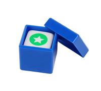Color Sound Dice Magic Box - PVC Close-Up Illusion Prop for Beginners and Kids, 2.8cm Blue Trick Toy