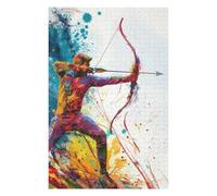 Color Splash Archer Artistic Jigsaw Puzzle for Adults, 1000 PCS
