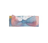 Color Splash Dot Baby Bow Headband-Soft Stretchy for 0-6 Months