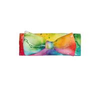 Color Splash Drops Baby Bow Headband-Soft Stretchy for 0-6 Months | Gentle On Sensitive Skin. Cute Design. Perfect For New Mums.
