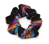 Color Splash Gymnastics Gymnast Women's Hair Ties Elastic Scrunchies Silk Like Scrunchy Accessories for Sleep