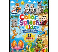 Color Splash Kids -Summer Edition-: Album da Colorare