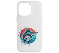 Color Splash Marlin, Ocean Deep Sea Fishing for Fishermen Case for iPhone 14 Pro Max