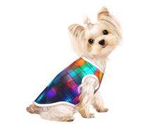 Color Square Dog Vest - Summer Dog Clothes Apparel, Cute Pet Clothes for Small & Medium Dogs