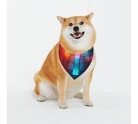 Color Square Pet Scarf for Dogs - Triangle Drool Scarf Suitable for Small, Medium, and Large Dogs, Black, Dog Bandanas