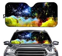 Color Starry Sky Galaxy Car Window Covers Keep Cooler Windscreen Car Sunshades Block Uv Rays Windscreen Cover Universal For Truck Auto Suv M