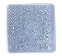 Color Strip Silicone Mold Epoxy Resin Casting Phone Decor Pendant Jewelry Keychain Decoration for Pictures Frame Decorations Silicone Mold Keychain Bag Ornaments