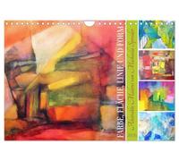 Color, surface, line and form - abstract painting by Michaela Spreider UK-Version (Wall Calendar 2026 DIN A4 Landscape), CALVENDO 12 Month Wall Calendar