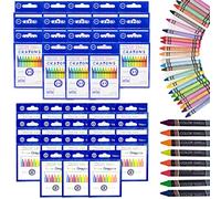Color Swell Regular and Neon Crayon Bulk Packs - 18 Boxes of Fun Neon Crayons and 18 Boxes of Colorful Regular Crayons of Teacher Quality Durable Classroom Packs for Kids Students Party Favors