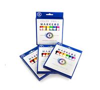 Color Swell Washable Markers Bulk Pack 4 Sets 8 Count Vibrant Colours 32 Total Perfect Bulk Pack for Teachers, Kids and Classrooms