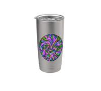 Color Swirl Mandala Stainless Steel Insulated Tumbler