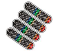 Color Temperature Display Stickers For Metal Milk Bottle Adhesive Bottle Thermometers Strips Coffee Sticker Discoloration Reusable Sticker Easy To Read Accurate Tester