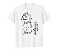 Color the Horse and Paint it Yourself Value Graphic T-Shirt