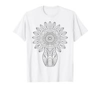Color the Mandala Flower Yourself T-Shirt