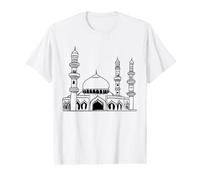 Color the Mosque and Paint it Yourself Value Graphic T-Shirt