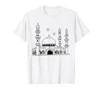 Color the Mosque and Paint it Yourself Value Graphic T-Shirt