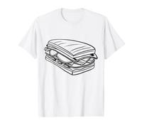 Color the Sandwich and Paint it Yourself Value Graphic T-Shirt