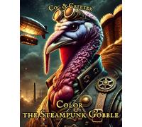 Color the Steampunk Gobble: A Steampunk Turkey Coloring Book for Adults | Grayscale Animal Illustrations for Relaxation and Fun, (Cog & Critter)