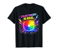 Color Theory is Real - Vibrant Design for Digital Artists T-Shirt