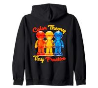 COLOR THEORY TINY PRACTICE Zip Hoodie