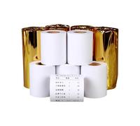 Color Thermal Paper Roll,Machine Till Rolls Thermal Paper 80x50mm Receipt Paper 4 Rolls Cash Register Roll for 80mm Thermal Printer for Supermarket Machine Paper