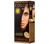Color Time Permanent Hair Dye with Royal Jelly Color Blue Black 11