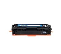 Color Toner Cartridge, Compatible with HP, 304A CC530A CC531A | CC532A, CC533A, CM2320nf, CP2025, CM2320fxi, CM2320n, black cyan magenta yellow(Cyan)