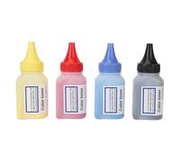 Color Toner Powder Set 4 Bottles for CF540A CF500A Reliable Toner Replacement for Various Printers with Chips