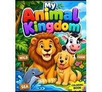 Color & Trace: Animal Friends: A Creative Learning Adventure Featuring Domestic, Wild, and Sea Animals with Alphabet Tracing for Early Learners