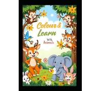 Color, Trace & Learn: My Animal Alphabet Adventure: Fun Learning Activity Book for Kids Ages 3-8 to Color Animals and Practice Writing