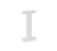 Color-Up.Shop Wooden Letter I White 9.5 x 20 cm Letter