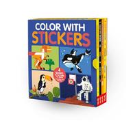 Color With Stickers: Dinosaurs / Space / Jungle / Ocean