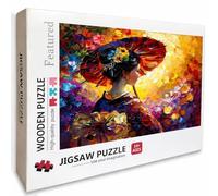 Color Wooden Jigsaw Puzzles 39x28in, Geisha Jigsaw Puzzles 2000 Pieces for Adults with Box, Back Lettering Easy to Distinguish, Educational Challenging Game, Summer Decoration, Beautiful Gifts, U-8148