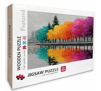 Color Wooden Jigsaw Puzzles 39x28in, Landscape Jigsaw Puzzles 2000 Pieces for Adults with Box, Educational Challenging Game, Back Lettering Easy to Distinguish, Summer Gifts, Beautiful Decor, F-7315
