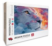 Color Wooden Jigsaw Puzzles 70x41in, Lion Jigsaw Puzzles 6000 Pieces for Adults with Box, Educational Challenging Game, Back Lettering Easy to Distinguish, Summer Gifts, Beautiful Decoration, Z-6504