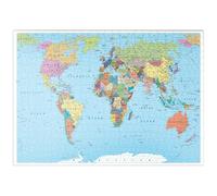 Color World Map - Borders, Countries, Roads And Cities - Premium 500 pieces Puzzle - MyPuzzle special collection from Puzzle Galaxy