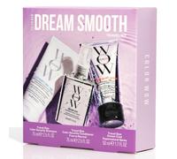 COLOR WOW Dream Smooth Travel Kit Includes Shampoo Conditioner and Dream Coat - Get the silky liquidy glossy texture of your dreams and defy humid