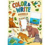 Color & Write: Animals of North America
