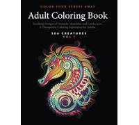 Color Your Stress Away: Adult Coloring Book with Soothing Designs of Animals, Mandalas, Landscapes, and More.: A Therapeutic Coloring Experience for Adults. (H9D Studio - Adult Coloring Books)