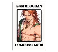Color your way through Sam Heughan's career with this delightful coloring book!