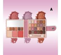 (color01) New Leather Makeup Palette Multifunctional All-in-one Matte Pearlescent