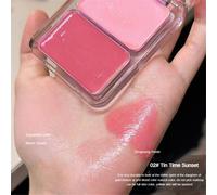 (color02) New Water Light Blush Palette Natural Color Long-lasting Not Easy To