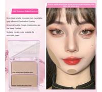 (color04) New Two-color Highlight Contouring Palette Face Brightening Eye Silkworm