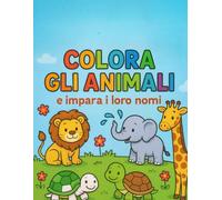 Colora gli animali e impara i loro nomi
