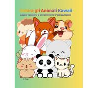 Colora gli Animali Kawaii: Libro tenero e divertente per bambini