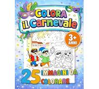 Colora il carnevale: 25 Immagini da colorare
