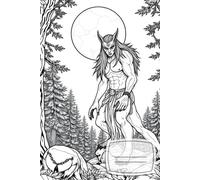 Colorable Cover Composition Notebook: Shifter & Paranormal Romance Theme for Fantasy Lovers & Creative Writers: A Dark Fantasy Shifter & Monster Romance Journal for Writers, Fans, and Creatives