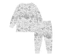 Colorable Pajamas For Girls Coloring Pajamas Kids Pijama Niños Color Pajamas Kids With Markers Boys Kid Diy Hand Painted Pajamas Homewear Set Color Pajamas With Markers Kids Diy Hand Pajamas