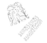 Colorable Pajamas for Kids Coloring pjs with Markers Color Your Own Pajamas for Kids Cute Sleepwear 2-Piece White