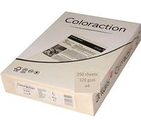 Coloraction 120 GSM A4 Coloured Paper- Ivory (Atoll) 4 Reams of 250